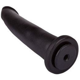 Черная насадка для страпона Harness 18 см