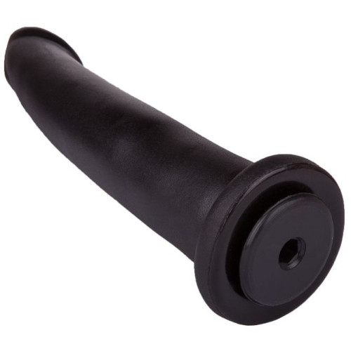 Черная насадка для страпона Harness 18 см