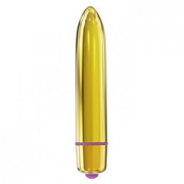 Золотистая вибропуля X-Basic Bullet Long Lovetoy
