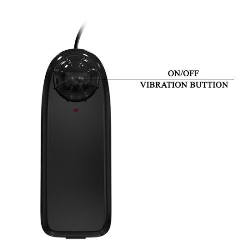 Вибратор на присоске расширяющийся 19 см