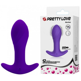 Анальная пробка с вибрацией Anal Plug Massager пурпурная