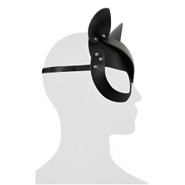 Соблазнительная маска кошечки декорированная стразами