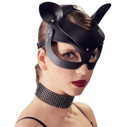 Соблазнительная маска кошечки декорированная стразами