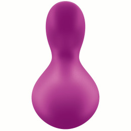 Перезаряжаемый мини-массажер Satisfyer Viva La Vulva 3 малиновый