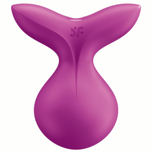 Перезаряжаемый мини-массажер Satisfyer Viva La Vulva 3 малиновый