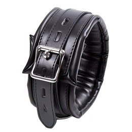 Мягкий ошейник с поводком на цепочке