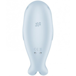 Вакуумно-волновой стимулятор клитора с вибрацией Satisfyer Seal You Soon голубой