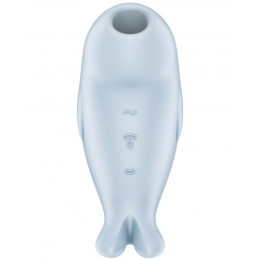 Вакуумно-волновой стимулятор клитора с вибрацией Satisfyer Seal You Soon голубой