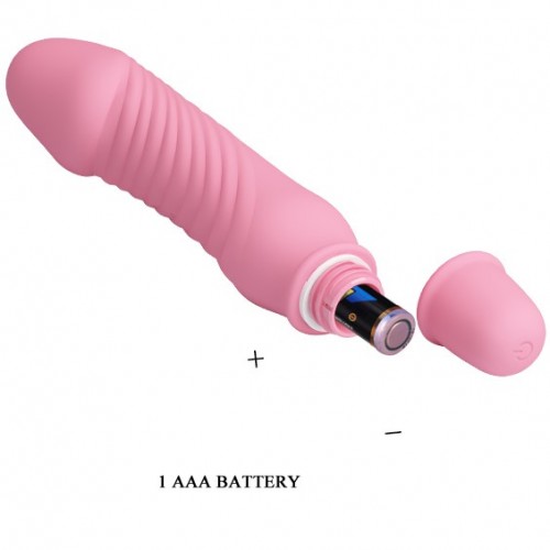 Мини-вибратор Pretty Love Stev светло-розовый