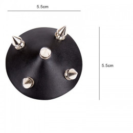 Черные пэстисы для груди с шипами