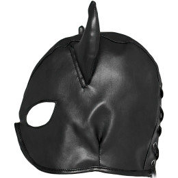 Полушлем-маска Дьявол черная