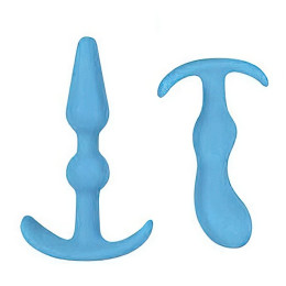 Набор игрушек для анальной стимуляции The Insider Set Deluxe Couple Kit голубой