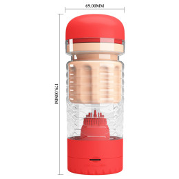 Реалистичный мастурбатор в колбе с вибрацией Pretty Love Emily