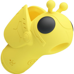 Вакуумный мини-стимулятор на палец Baile - Pretty Love - Magic Bee, перезаряжаемый, желтый