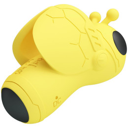 Вакуумный мини-стимулятор на палец Baile - Pretty Love - Magic Bee, перезаряжаемый, желтый