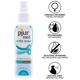 Лосьон-спрей снимающий раздражение после бритья Pjur Med After Shave Spray 100 мл