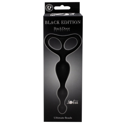 Анальная цепочка Ultimate Beads Black 