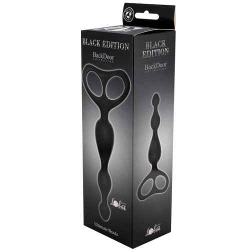 Анальная цепочка Ultimate Beads Black 