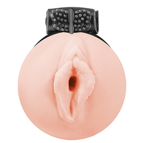 Мастурбатор-вагина с виброкольцом Satisfaction Magazine School Mistress