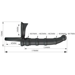Вибронасадка для двойного проникновения Pretty Love Tatum