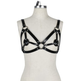 Эротический лиф-портупея на грудь