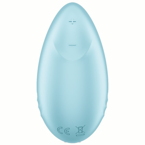Перезаряжаемый смарт-стимулятор с вибрацией Satisfyer Tropical Tip Blue