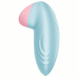 Перезаряжаемый смарт-стимулятор с вибрацией Satisfyer Tropical Tip Blue