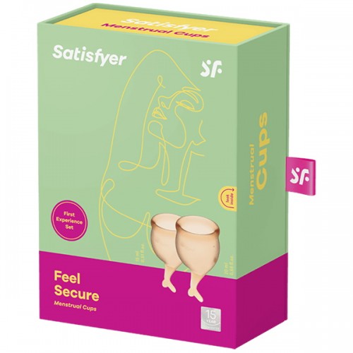 Набор менструальных чаш Satisfyer Feel Secure оранжевый