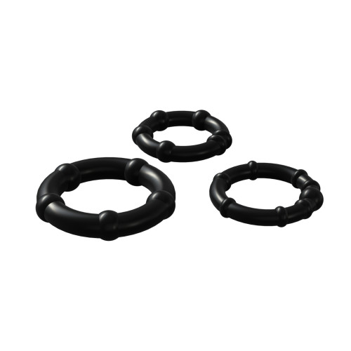 Набор эрекционных колец Babooom Ring Set Black 3 шт