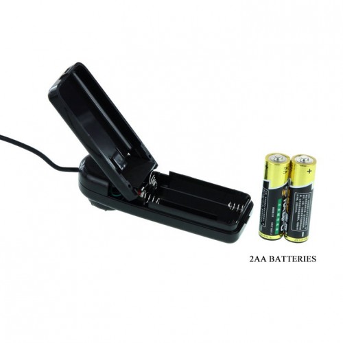 Вибратор на присоске расширяющийся 19 см