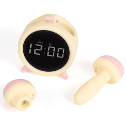 Умный стимулятор-будильник с вакуумной стимуляцией и вибрацией Naughty Clock
