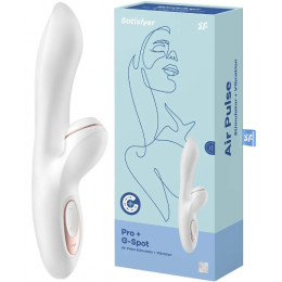 Вибратор-кролик Satisfyer Pro+ G-Spot с вакуумной стимуляцией клитора