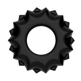 Эрекционное кольцо черное Power Plus Cock Ring