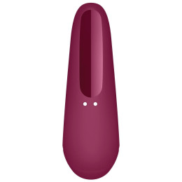 Вакуумный смарт-стимулятор клитора с вибрацией Satisfyer Curvy 1+ Rose Red