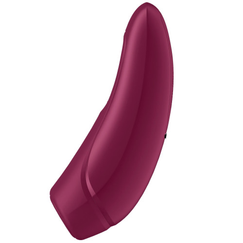 Вакуумный смарт-стимулятор клитора с вибрацией Satisfyer Curvy 1+ Rose Red