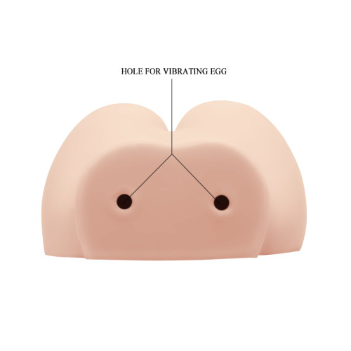 Реалистичный мастурбатор попка и вагина с двойным виброэлементом