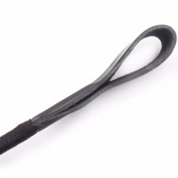 Черный стек из натуральной кожи 61 см