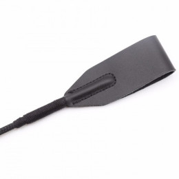 Черный стек из натуральной кожи 61 см