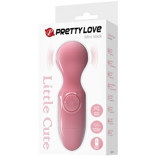 Вибромассажер Pretty Love Mini Stick розовый
