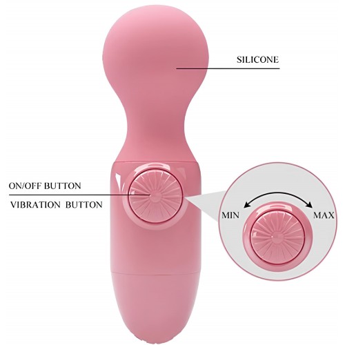 Вибромассажер Pretty Love Mini Stick розовый