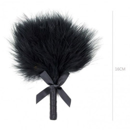 Перьевой тиклер с атласной лентой 16 см