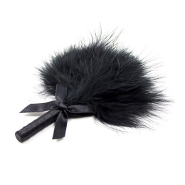 Перьевой тиклер с атласной лентой 16 см