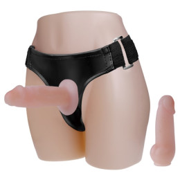 Страпон женский Ultra Passionate Harness с двумя насадками 10 см и 11 см