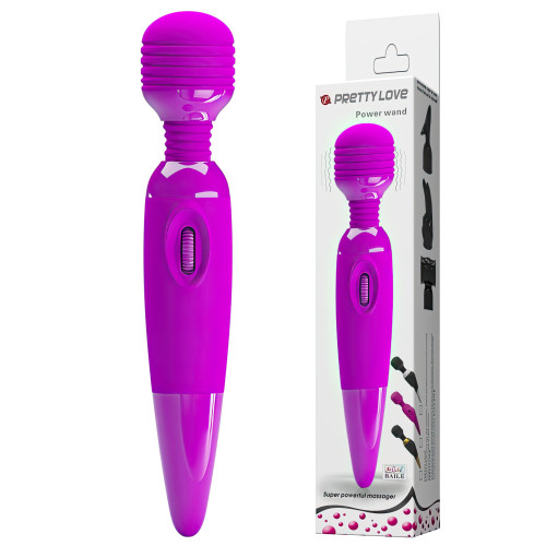Вибромассажер с мощной вибрацией Pretty Love Power Wand розовый
