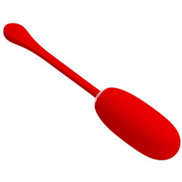 Перезаряжаемое виброяйцо Pretty Love Kirk красное