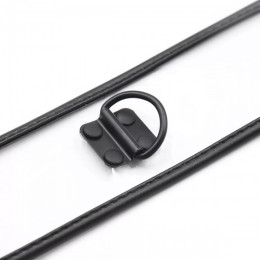 Наручники прозрачные на заклепках