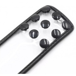 Наручники прозрачные на заклепках