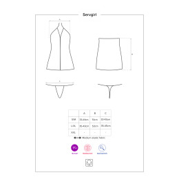 Костюм сексуальной горничной L/XL