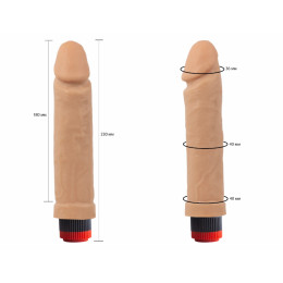 Реалистичный вибратор телесный 23 см
