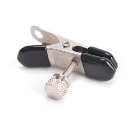 Регулируемые зажимы на соски серебряные